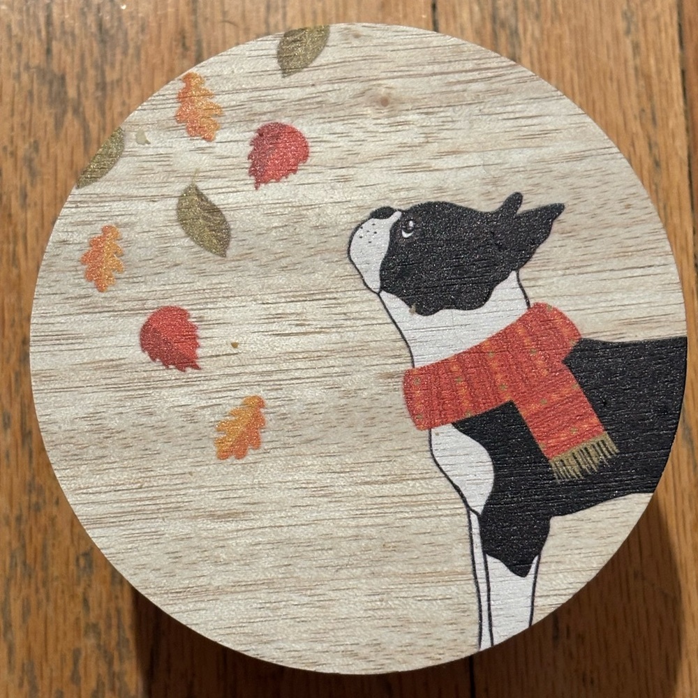 NWT Sand + Paws Decorative doggie 2 wick California Citron Candle